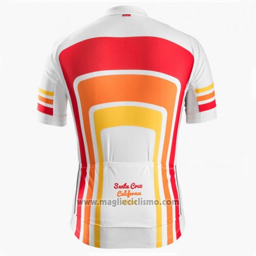 2016 Abbigliamento Ciclismo Trek Bontrager Rosso e Bianco Manica Corta e Salopette